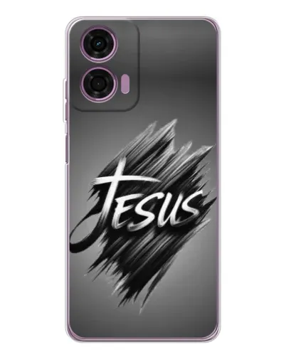Чехол для Motorola Moto E14 с картинкой «Надпись Jesus Graffiti» Чехол для Motorola Moto E14 с картинкой «Надпись Jesus Graffiti»