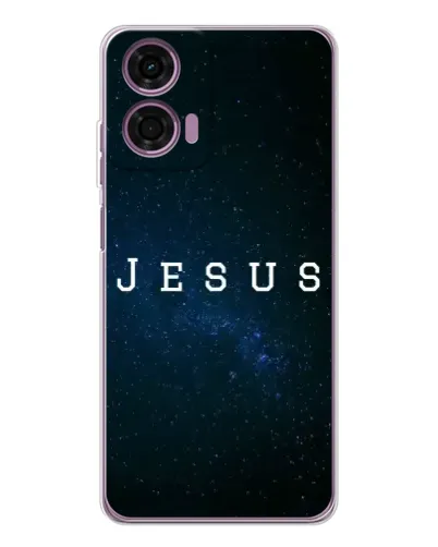 Чехол для Motorola Moto E14 с картинкой «Звездное небо Jesus» Чехол для Motorola Moto E14 с картинкой «Звездное небо Jesus»