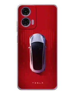 Чехол для Motorola Moto E14 с картинкой «Tesla Top View» Чехол для Motorola Moto E14 с картинкой «Tesla Top View»