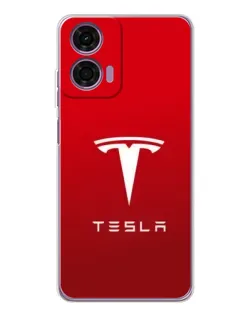 Чехол для Motorola Moto E14 с картинкой «Tesla Red Classic» Чехол для Motorola Moto E14 с картинкой «Tesla Red Classic»