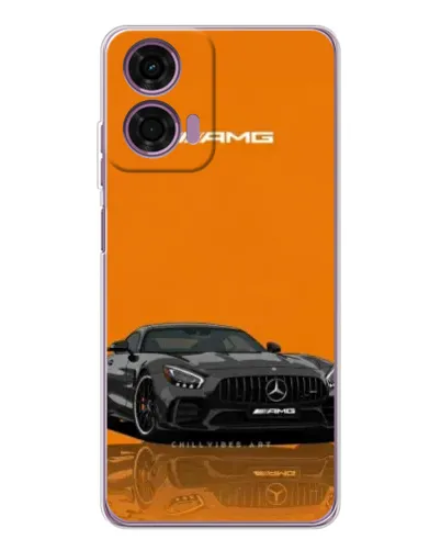 Чехол для Motorola Moto E14 с картинкой «Оранжевый Mercedes AMG» Чехол для Motorola Moto E14 с картинкой «Оранжевый Mercedes AMG»