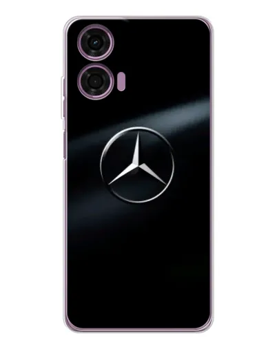 Чехол для Motorola Moto E14 с картинкой «Mercedes на металле» Чехол для Motorola Moto E14 с картинкой «Mercedes на металле»