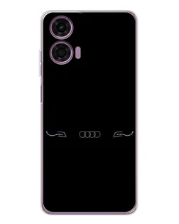 Чехол для Motorola Moto E14 с картинкой «Audi — световой подпись» Чехол для Motorola Moto E14 с картинкой «Audi — световой подпись»