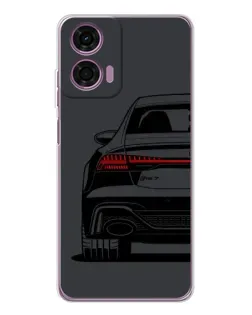 Чохол для Motorola Moto E14 з картинкою «Задня частина Audi — арт»