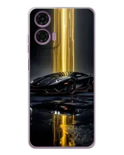 Чехол для Motorola Moto E14 с картинкой «Ночной Lamborghini драйв» Чехол для Motorola Moto E14 с картинкой «Ночной Lamborghini драйв»