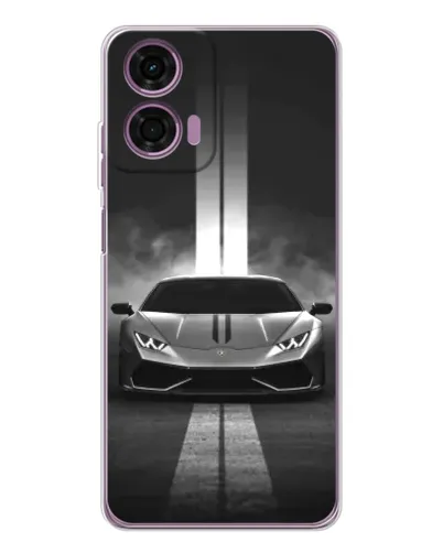 Чехол для Motorola Moto E14 с картинкой «Lamborghini симметрия дорог» Чехол для Motorola Moto E14 с картинкой «Lamborghini симметрия дорог»