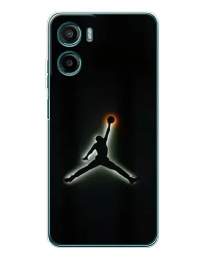Чехол для Motorola Moto E15 с картинкой «Jordan Gradient Logo»