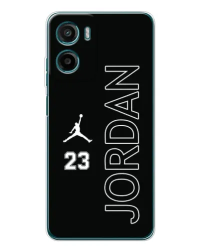 Чехол для Motorola Moto E15 с картинкой «Jordan Vertical»