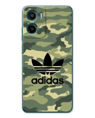 Чехол для Motorola Moto E15 с картинкой «Милитари стиль Adidas» Чехол для Motorola Moto E15 с картинкой «Милитари стиль Adidas»
