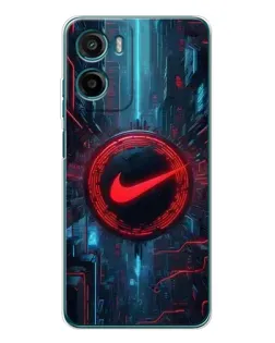 Чохол для Motorola Moto E15 з картинкою «Техногенний стиль Nike» Чохол для Motorola Moto E15 з картинкою «Техногенний стиль Nike»
