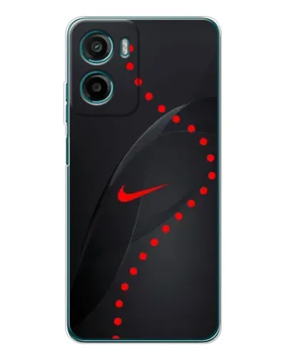 Чехол для Motorola Moto E15 с картинкой «Абстрактный дизайн Nike»