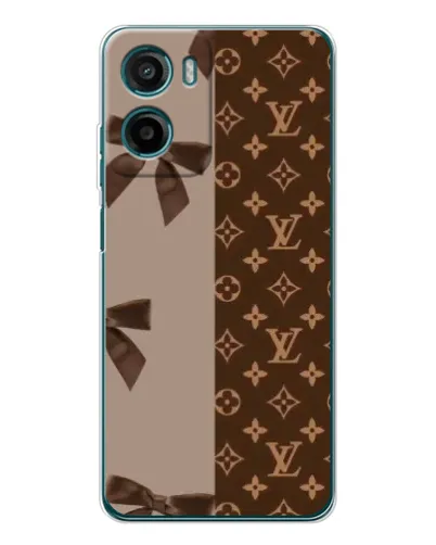 Чехол для Motorola Moto E15 с картинкой «Louis Vuitton — банты» Чехол для Motorola Moto E15 с картинкой «Louis Vuitton — банты»