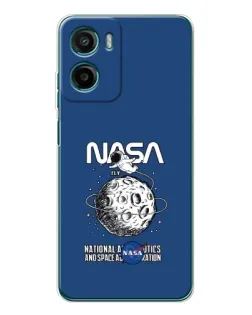 Чохол для Motorola Moto E15 з картинкою «NASA — місячна місія» Чохол для Motorola Moto E15 з картинкою «NASA — місячна місія»