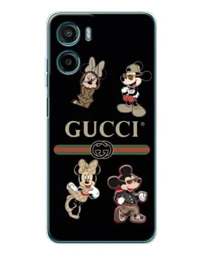 Чехол для Motorola Moto E15 с картинкой «Gucci — герои Disney и монограмма» Чехол для Motorola Moto E15 с картинкой «Gucci — герои Disney и монограмма»