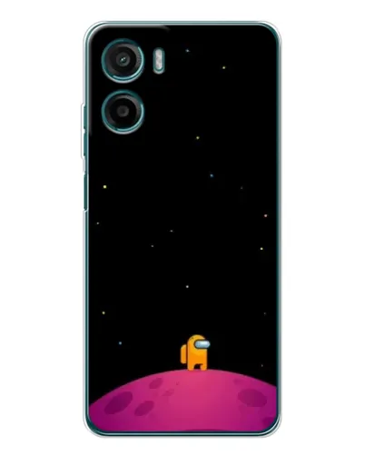 Чехол для Motorola Moto E15 с картинкой «Одинокий герой на планете» Чехол для Motorola Moto E15 с картинкой «Одинокий герой на планете»