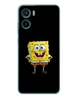 Чехол для Motorola Moto E15 с картинкой «Классический Губка Боб»