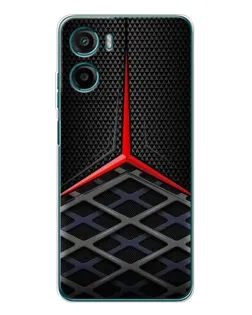 Чехол для Motorola Moto E15 с картинкой «Mercedes Carbon Grid»