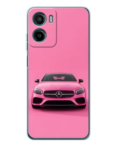 Чехол для Motorola Moto E15 с картинкой «Розовый Mercedes AMG» Чехол для Motorola Moto E15 с картинкой «Розовый Mercedes AMG»