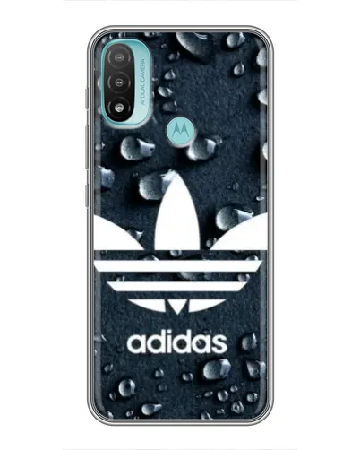 Чохол для Motorola MOTO E20 з картинкою «Adidas Trefoil Blue» Чохол для Motorola MOTO E20 з картинкою «Adidas Trefoil Blue»