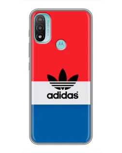 Чохол для Motorola MOTO E20 з картинкою «Ретро блоки Adidas»