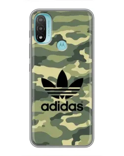 Чохол для Motorola MOTO E20 з картинкою «Мілітарі стиль Adidas»