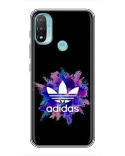 Чохол для Motorola MOTO E20 з картинкою «Вибух фарб Adidas»