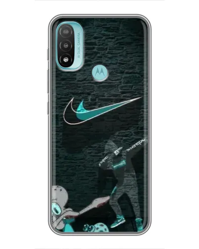 Чехол для Motorola MOTO E20 с картинкой «Спортивный арт Nike» Чехол для Motorola MOTO E20 с картинкой «Спортивный арт Nike»
