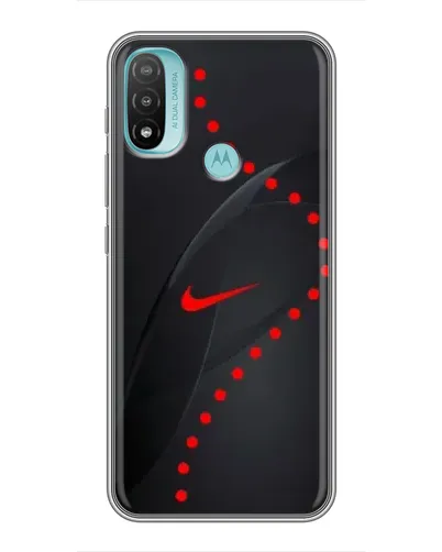 Чехол для Motorola MOTO E20 с картинкой «Абстрактный дизайн Nike» Чехол для Motorola MOTO E20 с картинкой «Абстрактный дизайн Nike»