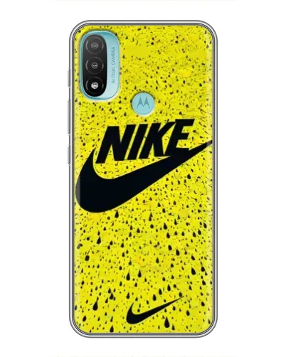 Чехол для Motorola MOTO E20 с картинкой «Желтый текстурный Nike» Чехол для Motorola MOTO E20 с картинкой «Желтый текстурный Nike»