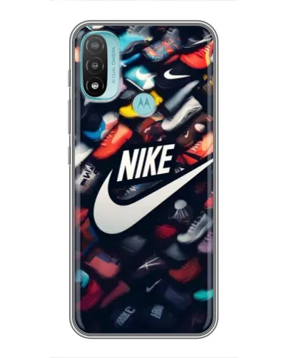 Чехол для Motorola MOTO E20 с картинкой «Коллекция кроссовок Nike» Чехол для Motorola MOTO E20 с картинкой «Коллекция кроссовок Nike»