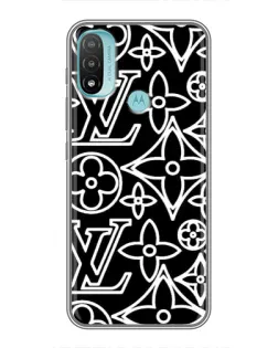 Чохол для Motorola MOTO E20 з картинкою «Чорно-білий візерунок LV» Чохол для Motorola MOTO E20 з картинкою «Чорно-білий візерунок LV»