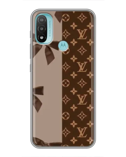 Чохол для Motorola MOTO E20 з картинкою «Louis Vuitton — банти»