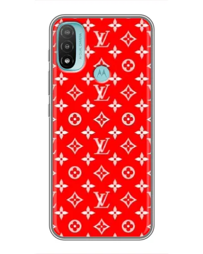 Чохол для Motorola MOTO E20 з картинкою «Яскравий паттерн LV»