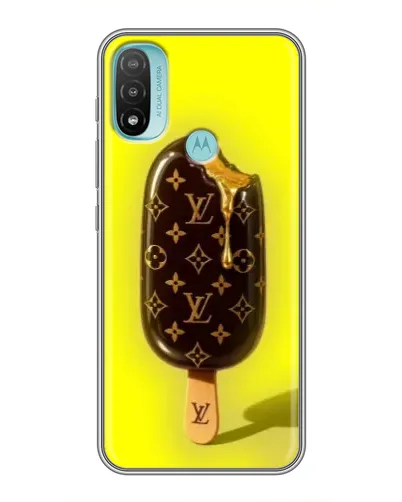 Чохол для Motorola MOTO E20 з картинкою «Морозиво від LV»