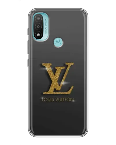 Чохол для Motorola MOTO E20 з картинкою «Градієнт Louis Vuitton»