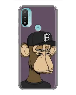 Чехол для Motorola MOTO E20 с картинкой «Bored Ape в кепке» Чехол для Motorola MOTO E20 с картинкой «Bored Ape в кепке»