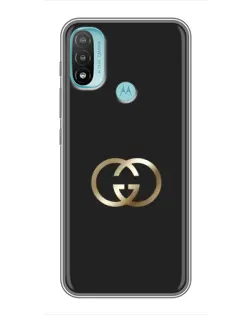 Чехол для Motorola MOTO E20 с картинкой «Минимализм Gucci»