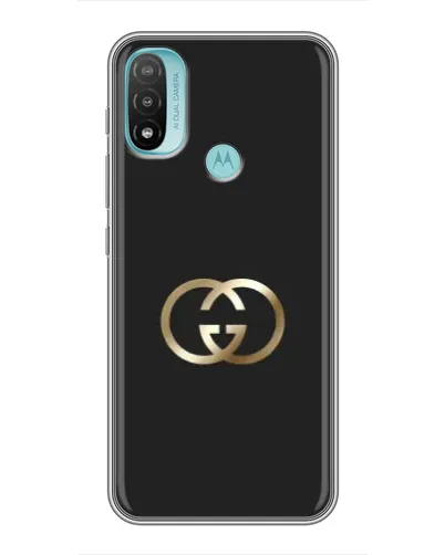 Чехол для Motorola MOTO E20 с картинкой «Минимализм Gucci»