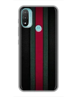 Чехол для Motorola MOTO E20 с картинкой «Gucci — неоновая линия»