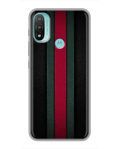Чехол для Motorola MOTO E20 с картинкой «Gucci — неоновая линия»