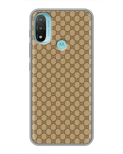 Чехол для Motorola MOTO E20 с картинкой «Gucci — классический беж» Чехол для Motorola MOTO E20 с картинкой «Gucci — классический беж»