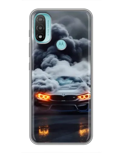 Чохол для Motorola MOTO E20 з картинкою «BMW у диму»