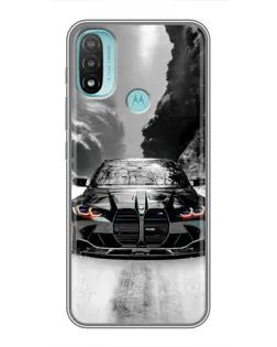 Чохол для Motorola MOTO E20 з картинкою «BMW — акварельний дрифт» Чохол для Motorola MOTO E20 з картинкою «BMW — акварельний дрифт»
