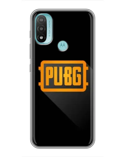 Чохол для Motorola MOTO E20 з картинкою «PUBG — рамка лого» Чохол для Motorola MOTO E20 з картинкою «PUBG — рамка лого»
