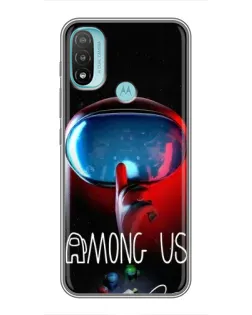 Чехол для Motorola MOTO E20 с картинкой «Красный импостер — макро» Чехол для Motorola MOTO E20 с картинкой «Красный импостер — макро»
