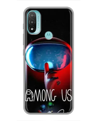 Чехол для Motorola MOTO E20 с картинкой «Красный импостер — макро» Чехол для Motorola MOTO E20 с картинкой «Красный импостер — макро»