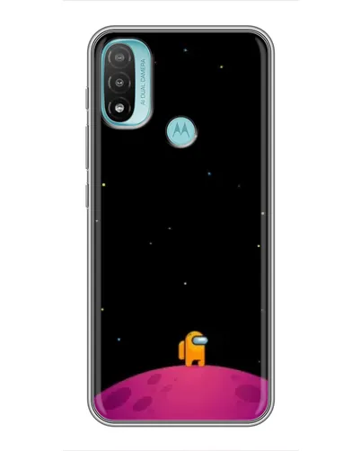 Чехол для Motorola MOTO E20 с картинкой «Одинокий герой на планете» Чехол для Motorola MOTO E20 с картинкой «Одинокий герой на планете»