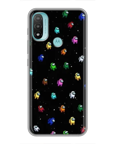 Чехол для Motorola MOTO E20 с картинкой «Экипаж Among Us» Чехол для Motorola MOTO E20 с картинкой «Экипаж Among Us»