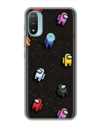 Чехол для Motorola MOTO E20 с картинкой «Космический паттерн Among Us» Чехол для Motorola MOTO E20 с картинкой «Космический паттерн Among Us»