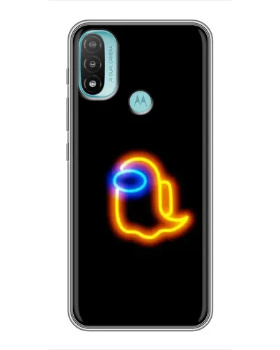 Чехол для Motorola MOTO E20 с картинкой «Among Us неоновое сияние» Чехол для Motorola MOTO E20 с картинкой «Among Us неоновое сияние»